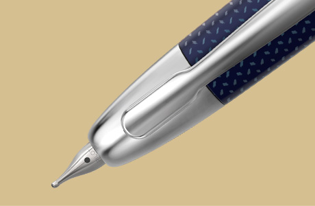 Plume stylo finition graphite